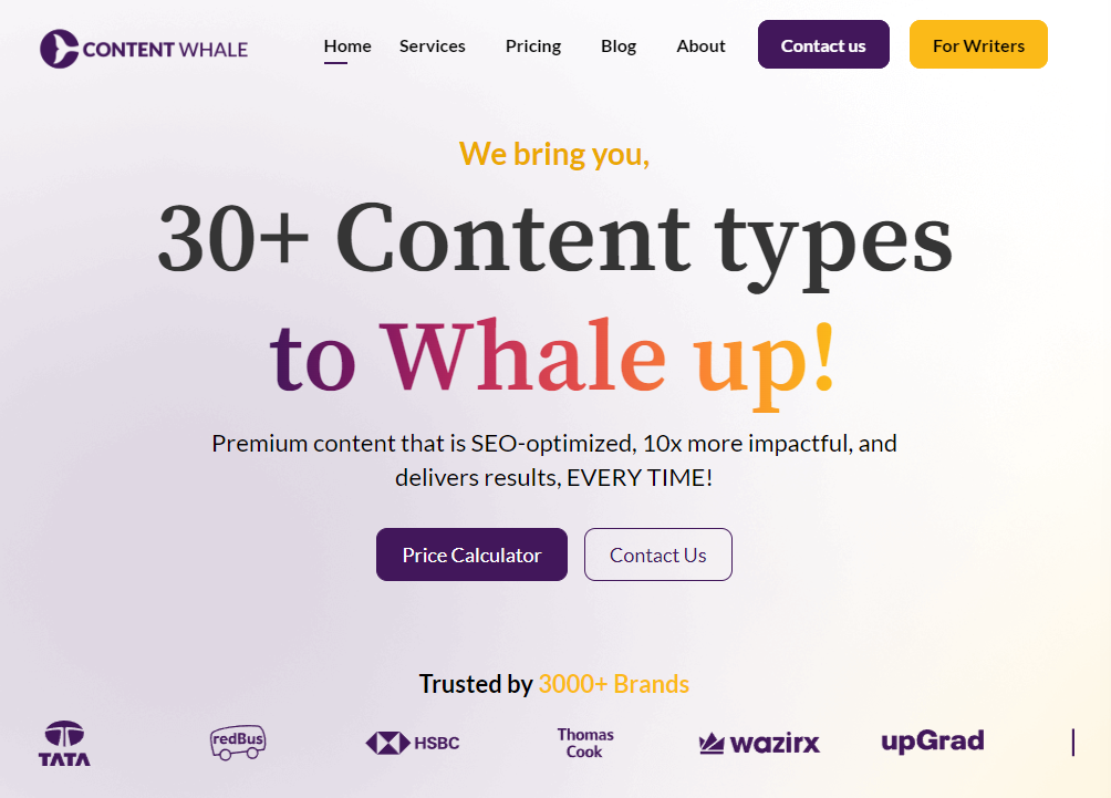 Content Whale top content writing services