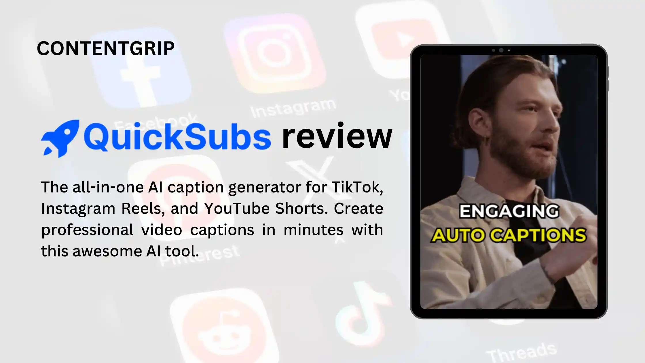 QuickSubs review: generate video captions in under 5 minutes