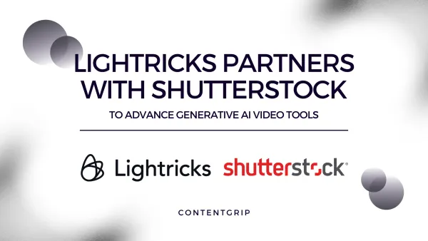 Lightricks partners with Shutterstock to advance generative video AI