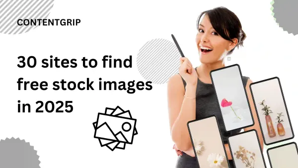 30 sites to find free stock images in 2025